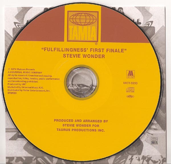 , Wonder, Stevie - Fulfillingness' First Finale
